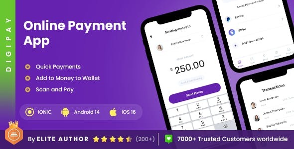 2 App Template Online Payment App Digital Payment App eWallet App DigiPay