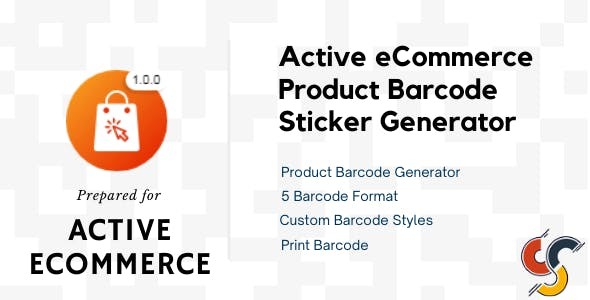 Active eCommerce Product Barcode Sticker Generator Add on