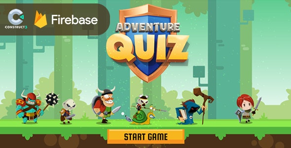 Adventure Quiz HTML5 Game Construct 3 Firebase Leaderboard No plugin