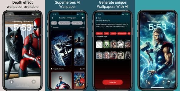 AI Wallpaper iOS Application Build with SwiftUI HD Full HD 4K Ultra HD Wallpapers