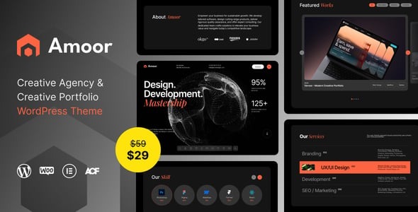 Amoor %E2%80%93 Creative Agency Portfolio WordPress Theme