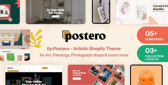 Ap Postero Art Paintings Shop Shopify Theme