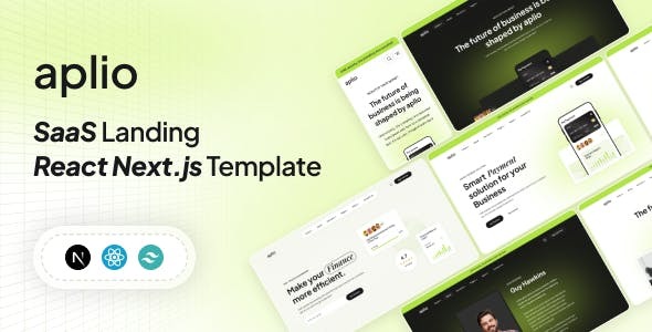 Aplio Nextjs Saas Landing Template