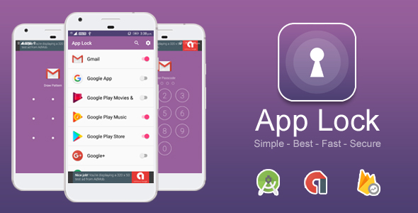 App Lock Best Fast and Secure App Locker With Admob Ads Google Analytics Firebase Integration