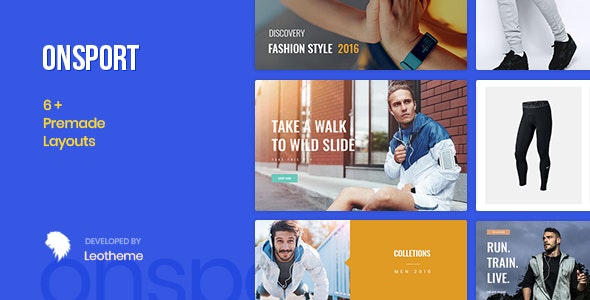 At Onsport Prestashop 1.7.5.x Theme for Sport Fashion Bags Shoes Decor Accesso