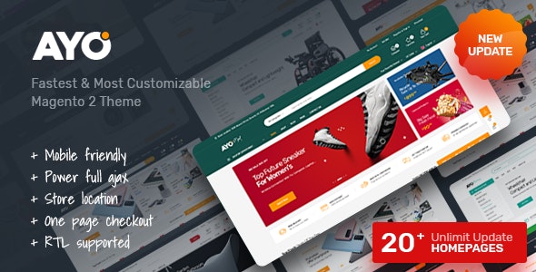 Ayo Multipurpose Responsive Magento 2 Theme