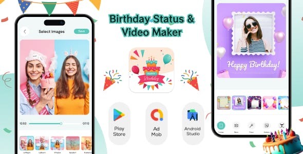 Birthday Status Video Maker Birthday Wishes Age Calculator Greeting Cards Reminder