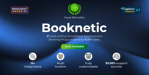 Booknetic WordPress Booking Plugin for Appointment Scheduling