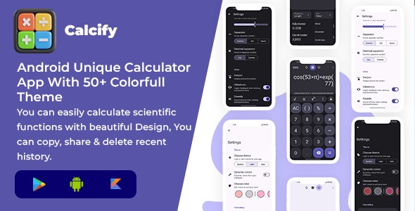 Calcify Android Beautiful App