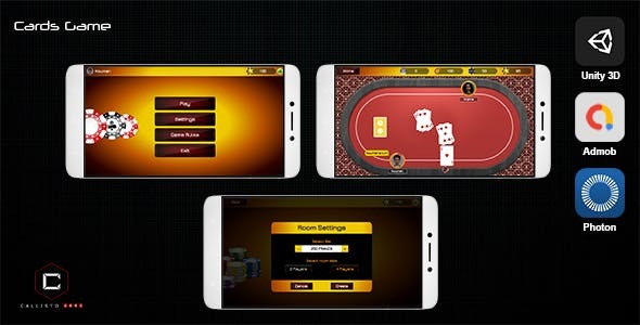 Cards Multiplayer Game Unity 3D Admob Photon