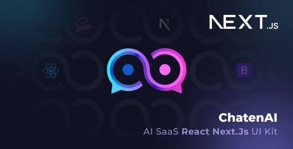 ChatenAi AI SaaS Website Dashboard React NextJS UI Kit