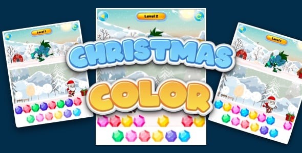 Christmas Color Cross Platform Puzzle Game