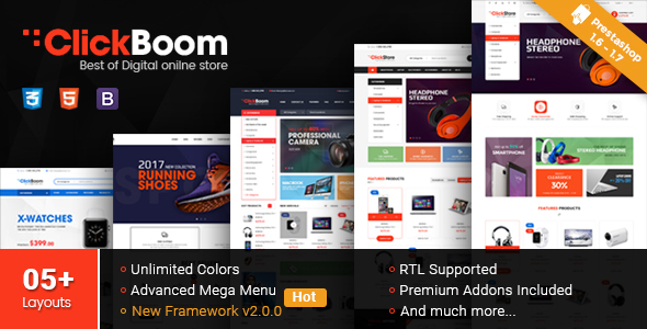 ClickBoom Responsive Multipurpose Prestashop