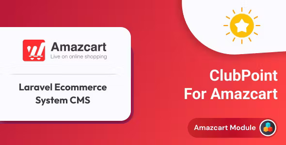 Club Point add on AmazCart Laravel Ecommerce System CMS