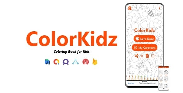 ColorKidz Kids Coloring Book GDPR ADMOB FIREBASE ONESIGNAL