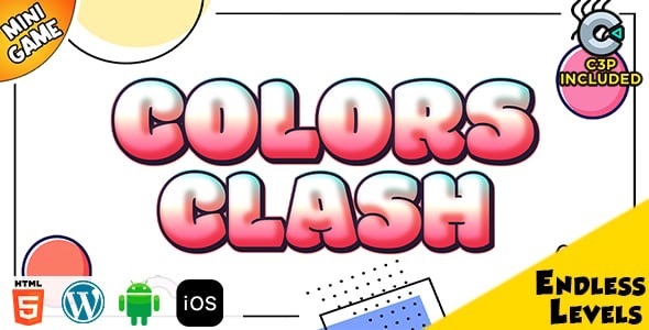 Colors Clash HTML5 Construct 3 Game