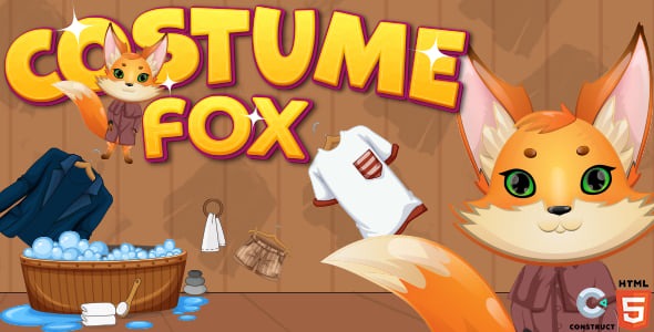 Costume Fox HTML5 Game Construct 3