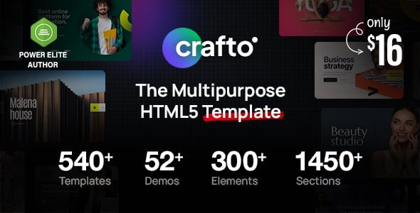 Crafto The Multipurpose HTML5 Template