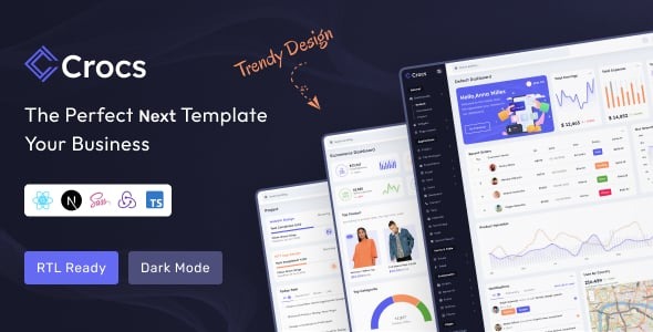 Crocs %E2%80%93 React Nextjs Admin Dashboard Template