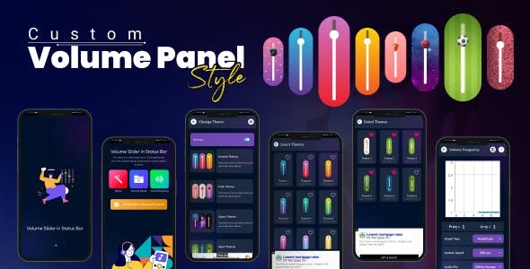 Custom Volume Panel Style Volume Button Style Stylish Button Volume Neon Style Button