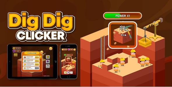 Dig Dig Clicker HTML5 Game