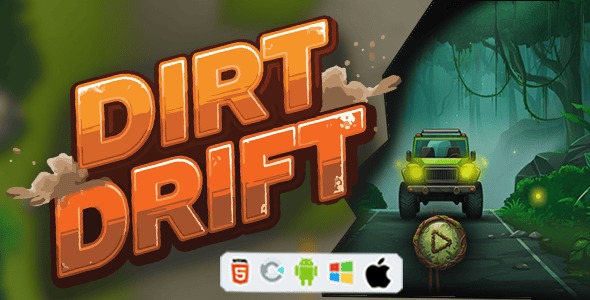 Dirt Drift Construct 3 Game HTML5 AdMob C3P