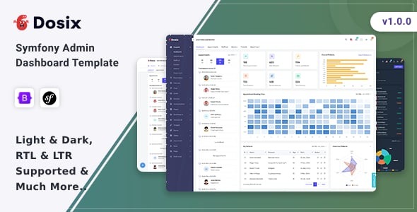 Dosix Symfony Admin Dashboard Template