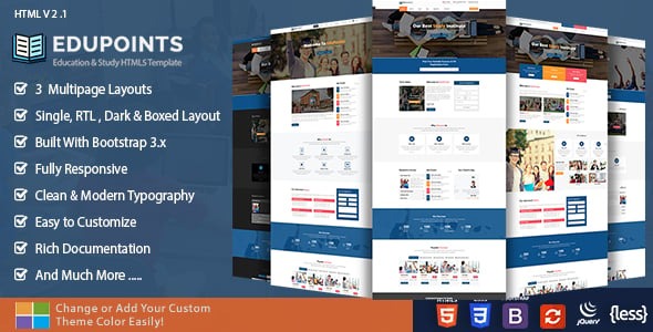 Edupoints Education HTML Template