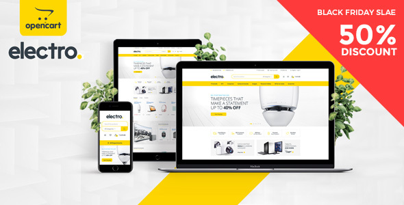 Electro Electronics Store OpenCart Theme