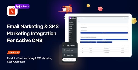 Email Marketing SMS Marketing Integration For Active Ecommerce CMS