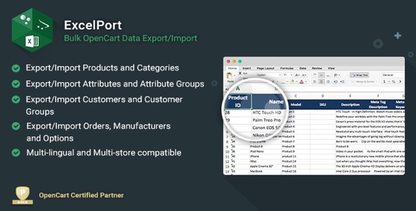 ExcelPort Full Product Data Excel Export Import 1