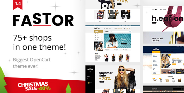 Fastor v1.4.1 Multipurpose Responsive Opencart Theme