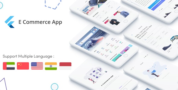 Flutter E Commerce UI KIT Template in flutter