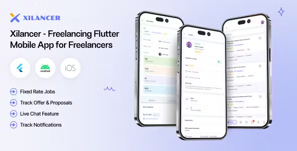 Freelancer Flutter Mobile App Xilancer Freelancer Marketplace Platform