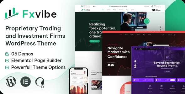 FXvibe Forex Prop Firm WordPress Theme