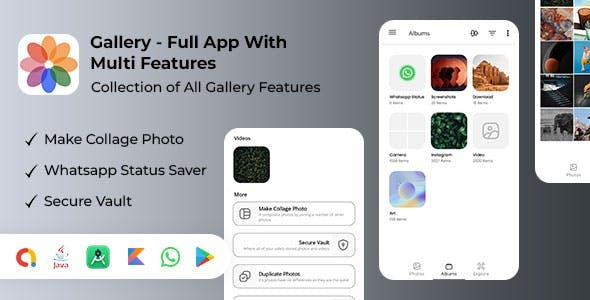 Gallery Full App With Multi Features