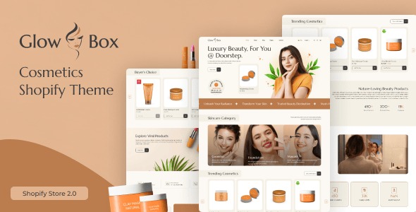 Glowbox Cosmetics Shopify Theme