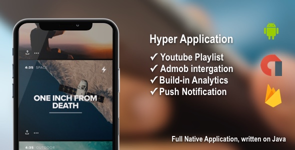 Hyper Youtube Playlist Viewing Application Admob Android