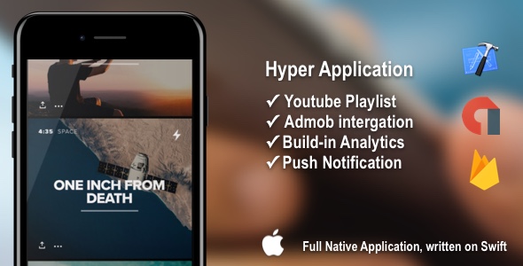 Hyper Youtube Playlist Viewing Application Admob