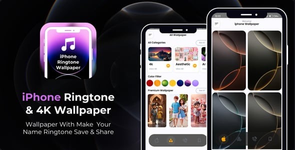 iPhone Ringtone Wallpaper with AdMob Ads Android