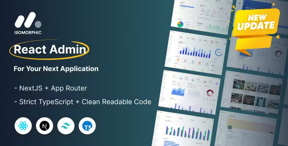 Isomorphic React Admin Dashboard Template