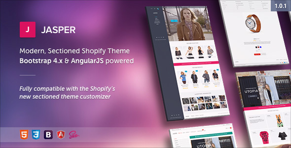 Jasper Modern Sectioned Shopify Theme