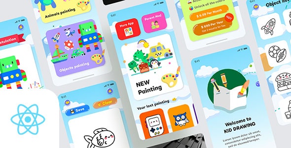 Kids Draws React Native App