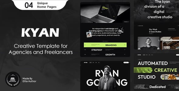 Kyan Creative Template for Agencies and Freelancers