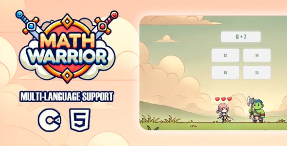 Math Warrior HTML5 Game Construct 3