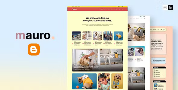 Mauro Multipurpose Blogger Theme