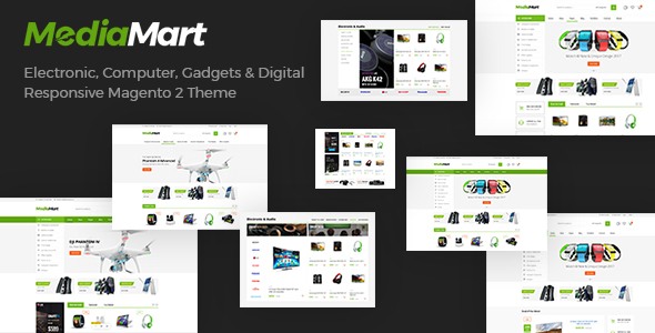 MediaMart SuperMarket Electronic Computer Gadgets Responsive Magento Theme