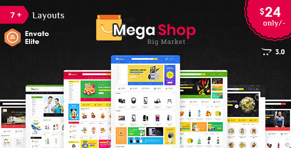 Mega Market Opencart Multi Purpose Responsive Theme