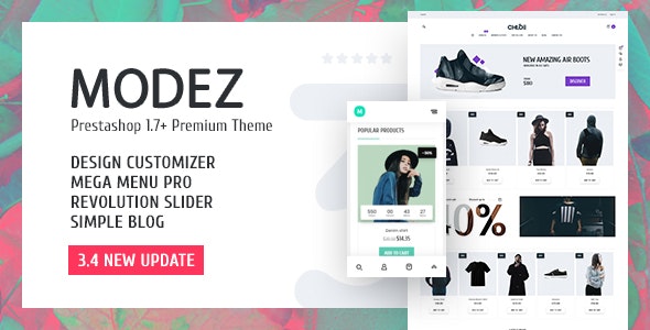 MODEZ Responsive Prestashop Theme