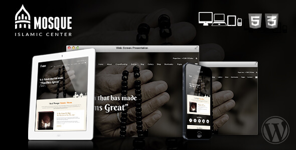 Mosque Islamic Center WordPress Theme